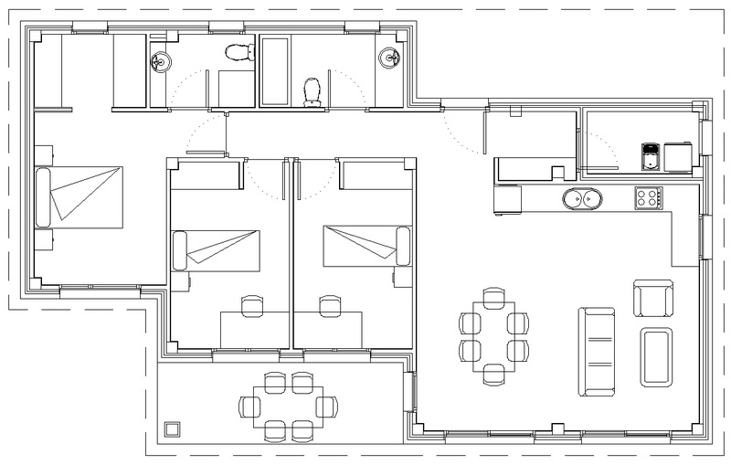 Plano ilustrativo vivienda TPYR 100